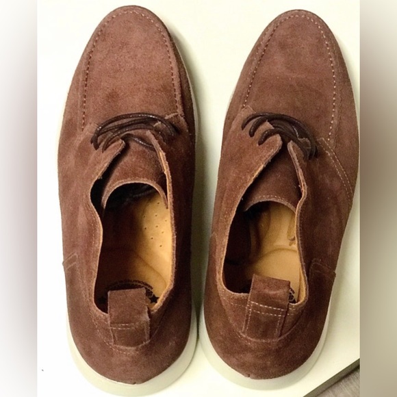 Men's 7 Brown Suede DRIVER CLUB USA Lace Up Chukka Boots - Picture 3 of 10